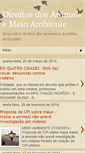 Mobile Screenshot of direitosdosanimaisemeioambiente.blogspot.com