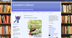 Desktop Screenshot of lauraleeslibrary.blogspot.com