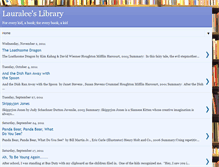 Tablet Screenshot of lauraleeslibrary.blogspot.com
