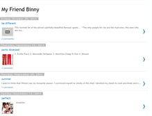 Tablet Screenshot of myfriendbinny.blogspot.com