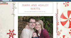 Desktop Screenshot of markandashleywatts.blogspot.com