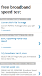 Mobile Screenshot of freebroadbandspeedtest.blogspot.com