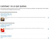 Tablet Screenshot of cuentaydiloquequieras.blogspot.com