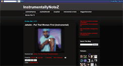 Desktop Screenshot of instrumentallynotez.blogspot.com