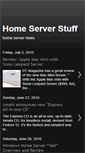 Mobile Screenshot of homeserverstuff.blogspot.com