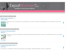 Tablet Screenshot of expatwomen.blogspot.com