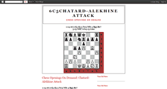 Desktop Screenshot of chesschatard-alekhineattacke-book101.blogspot.com