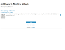 Tablet Screenshot of chesschatard-alekhineattacke-book101.blogspot.com