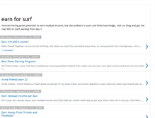 Tablet Screenshot of earn-surf.blogspot.com