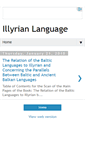 Mobile Screenshot of illyrianlanguage.blogspot.com