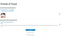 Tablet Screenshot of friendsofchuck.blogspot.com