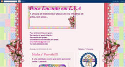 Desktop Screenshot of doceencantoemeva.blogspot.com