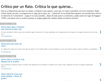 Tablet Screenshot of criticoporunrato.blogspot.com