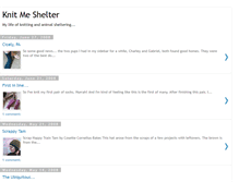 Tablet Screenshot of knitmeshelter.blogspot.com