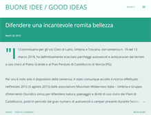 Tablet Screenshot of buoneidee.blogspot.com