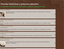 Tablet Screenshot of escritoresnovelahistorica.blogspot.com