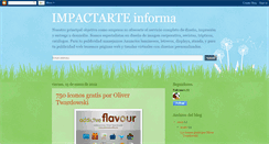 Desktop Screenshot of impactarteinforma.blogspot.com