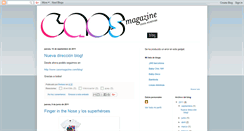 Desktop Screenshot of caosmagazine.blogspot.com