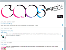 Tablet Screenshot of caosmagazine.blogspot.com