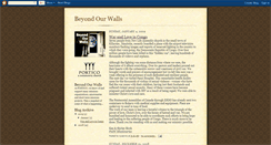 Desktop Screenshot of beyondourwalls.blogspot.com