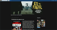 Desktop Screenshot of estufuneral.blogspot.com