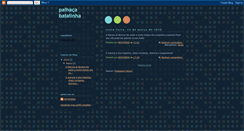 Desktop Screenshot of palhaabatatinha.blogspot.com