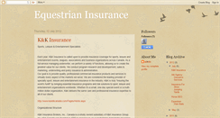 Desktop Screenshot of equestrianinsurance.blogspot.com