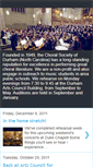 Mobile Screenshot of choralsocietydurham.blogspot.com