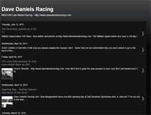 Tablet Screenshot of davedanielsracing.blogspot.com