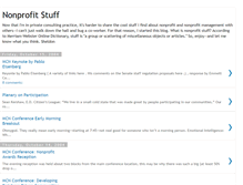 Tablet Screenshot of nonprofitstuff.blogspot.com