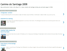 Tablet Screenshot of am-camino2008.blogspot.com