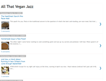 Tablet Screenshot of allthatveganjazz.blogspot.com