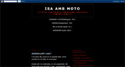 Desktop Screenshot of isaenmoto.blogspot.com