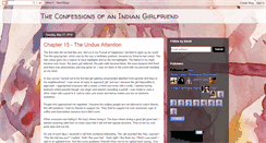 Desktop Screenshot of confessions-of-an-indian-girlfriend.blogspot.com