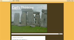 Desktop Screenshot of carlsthinking.blogspot.com