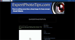 Desktop Screenshot of expertphototips.blogspot.com