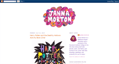 Desktop Screenshot of jannamorton.blogspot.com