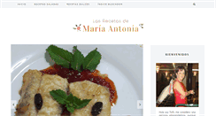 Desktop Screenshot of lasrecetasdemariantonia.blogspot.com