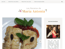 Tablet Screenshot of lasrecetasdemariantonia.blogspot.com