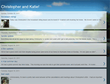 Tablet Screenshot of christopherandkatielavigne.blogspot.com