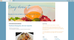 Desktop Screenshot of easydoesitrecipes.blogspot.com