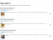 Tablet Screenshot of easydoesitrecipes.blogspot.com