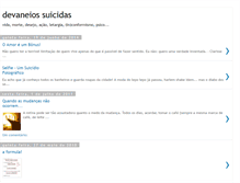Tablet Screenshot of devaneiossuicidas.blogspot.com