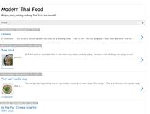 Tablet Screenshot of modernthaifood.blogspot.com