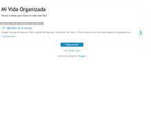 Tablet Screenshot of mividaorganizada.blogspot.com