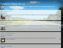 Tablet Screenshot of fundarayitodeluz.blogspot.com