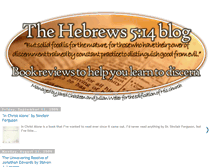 Tablet Screenshot of hebrews514.blogspot.com