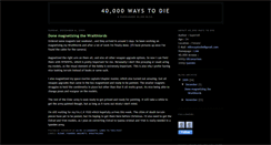 Desktop Screenshot of 40kwaystodie.blogspot.com