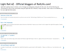 Tablet Screenshot of lightrailaz.blogspot.com