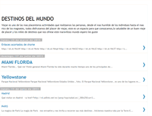 Tablet Screenshot of mundodestinos.blogspot.com